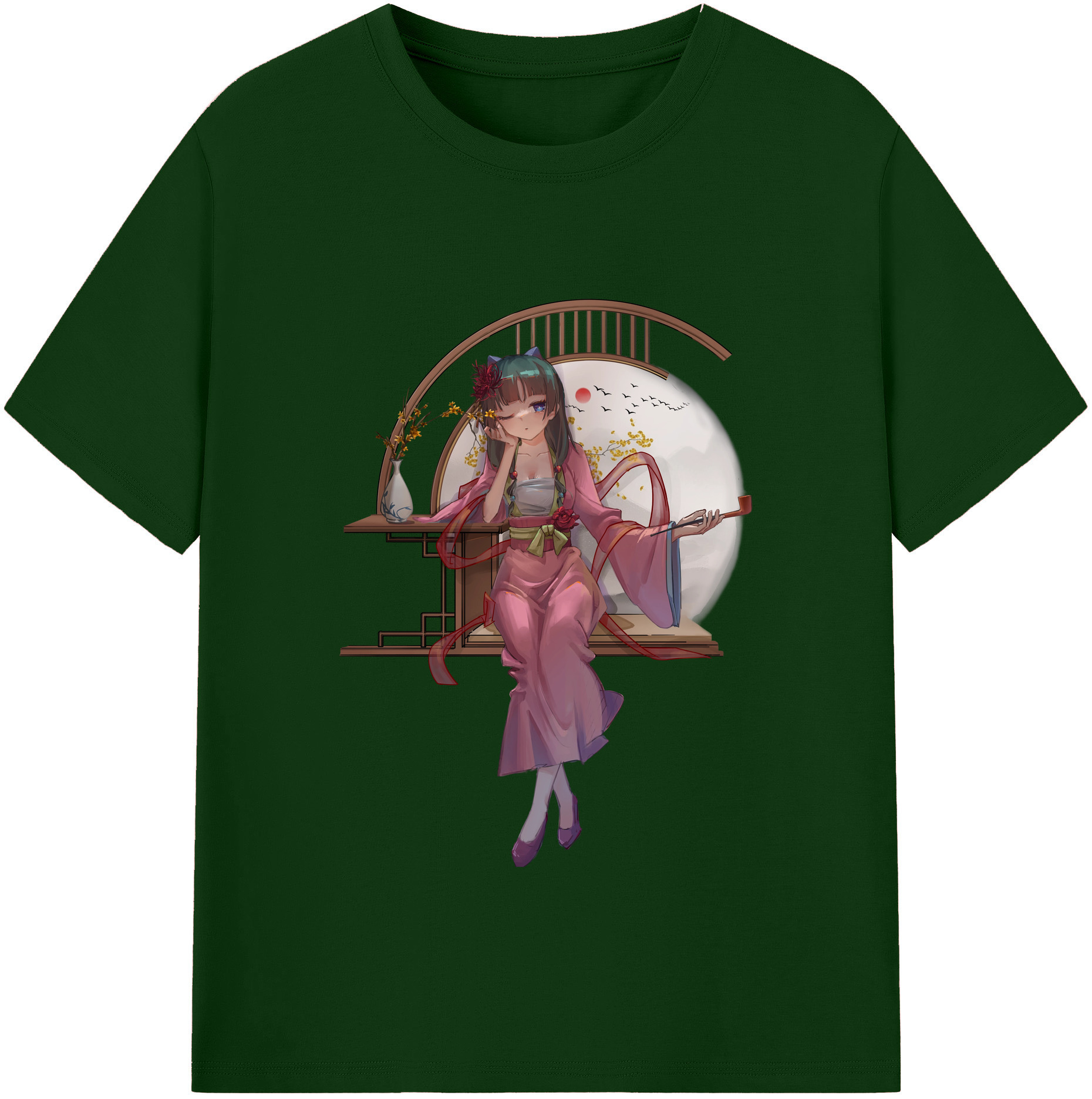 （画像用） 薬屋のひとりごと The Apothecary Diaries 綿100％半袖Tシャツ（フロントプリント）